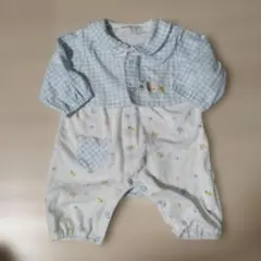 CROISSANCE BEBE ロンパース 70 水色