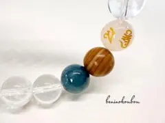 天然水晶ブレスレット、龍神さまのお守り（しおり） - メルカリ