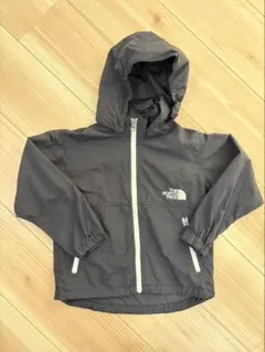 The North Face 黒 フード付きジャケット コンパクトジャケット