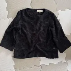 B:MING by BEAMS レース ジャカード 七分袖 ブラウス Sサイズ