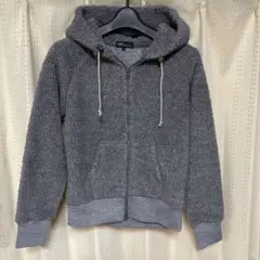 Gymphlex  ジムフレックス　ボアパーカー　グレー　サイズ14