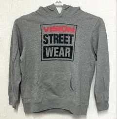 VISION STREET WEAR パーカー グレー LLサイズ ストリート