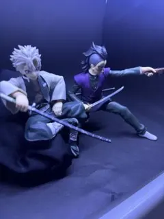 鬼滅の刃　フィギュア　不死川実弥　不死川玄弥　兄弟　ぬーどるストッパー　クロス