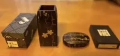 【伝統工芸品】秋田　桜樺細工　花差し　小物入 2点セット