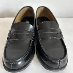 HARUTA ブラックレザー ローファー　レディース　革靴