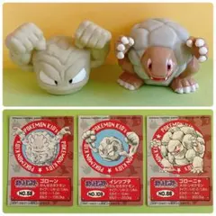 ポケモンキッズ　フィギュア　ソフビ　指人形　ゴローニャ　ゴローン　イシツブテ