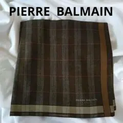 ★新品★メンズハンカチ★ピエールバルマン★PIERRE BALMAIN★チェック