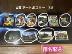 バックトゥザフューチャー フリュー　くじ G賞 アートポスター　7点