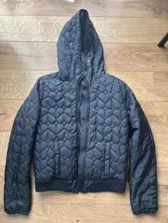 abercrombie キッズ フード付きダウンジャケット XL 黒