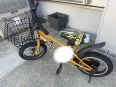 RAMPAGE 子供用自転車 黒/黄色 フロントバスケット付き18インチ 京都市
