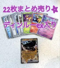 ポケモンカード 22枚セット☆ ディンルーex入り