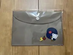 [新品未使用] ファミリア クリアケース　ブラウン