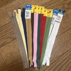 YKK 20cm ファスナー 12本セット
