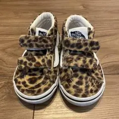 vans キッズ　シューズ　ヒョウ柄　15cm