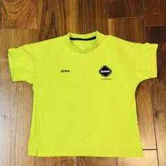 [キッズM] F.C. Real Bristol Tシャツ 蛍光イエローのサムネイル