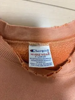 champion リバースウィーブ USA製 スウェット 90s オレンジ XL