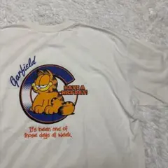 Garfield オフィシャル Tシャツ M-L ホワイト オーバーサイズのサムネイル