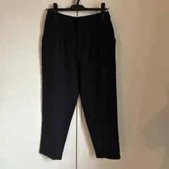 COMME CA コムサ　ブラック テーパードパンツ