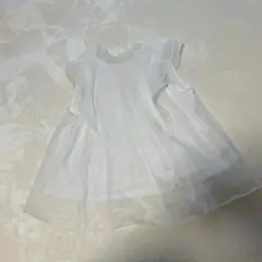 イング　ホワイト ノースリーブ トップス M