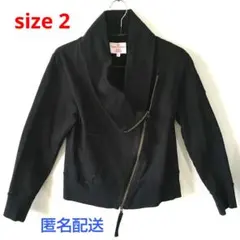 Vivienne Westwood スウェットライダースジャケット ネイビー 2 Vivienne Westwood スウェットライダースジャケット ネイビー 2