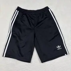 【美品】adidas モノグラム 総柄　ハーフパンツ　短パン　トレフォイルロゴのサムネイル