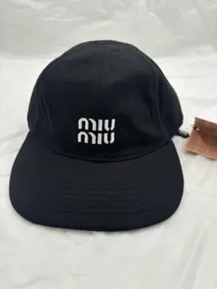 ★超美品★miu miu ブラック ベースボール 　キャップ M 値下げ不可 miu miu ブラック ベースボールキャップ - メルカリ
