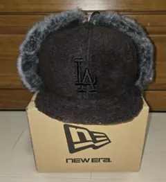 New Era LA Dodgers　ドッグイヤーボアキャップ