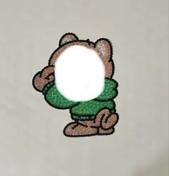 デコうちわ　デコパーツ　くま