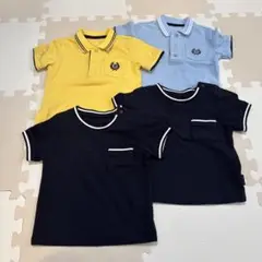 【美品】コムサイズム ポロシャツ2枚 Tシャツ2枚セット サイズ80cm