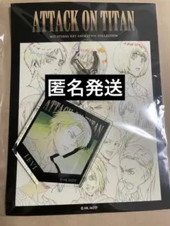 進撃の巨人 リヴァイ 缶バッジ 描き下ろし WIT STUDIO 激動 IP書店