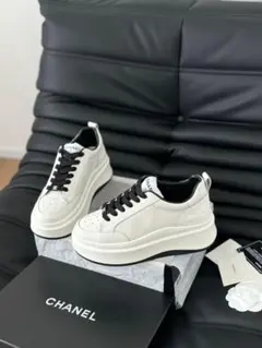 CHANEL UNIFORM シャネル ユニフォーム レースアップシューズ 靴