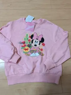新品未使用☆ディズニー☆バースデー☆フタフタ☆ミニーお正月トレーナー