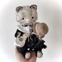 大人気作家様 ぬいぐるみ シャム猫 アーティストベア テディベア