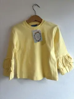 キャサリンコテージ　フリル袖　イエロー　100