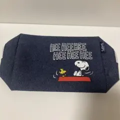 SHIPS スヌーピー デニム ポーチ　未使用のサムネイル