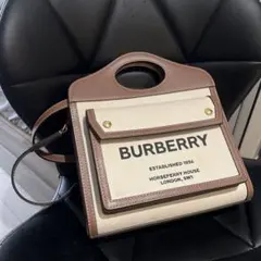 BURBERRY ショルダーバッグ ベージュ/ブラウン