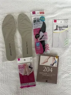 【新品　未使用】パンプス用 インソール・靴擦れ防止グッズ 5点まとめ売りのサムネイル