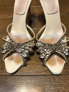 セルジオロッシ ビジュー ミュール