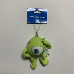 モンスターズインク マイクワゾースキー 完全新品 ぬいぐるみバッジ ぬいば