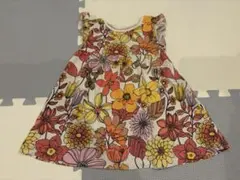 【美品】next 花柄ノースリーブワンピース 80サイズ