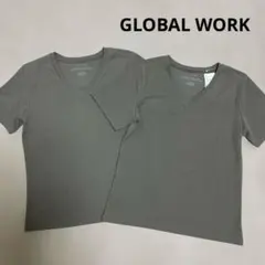グローバルワーク　Fffit エフィット　汗染み軽減Vネックのサムネイル