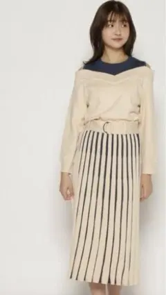 redyazel ニットセットアップ ベージュ