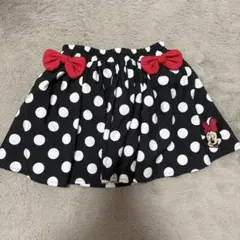 ミニーちゃんドット柄スカート