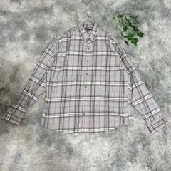 Eddie Bauer エディーバウアー (LL) 長袖シャツ チェック柄