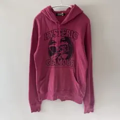 hysteric glamour パーカー サングラスガール ピンク Sのサムネイル