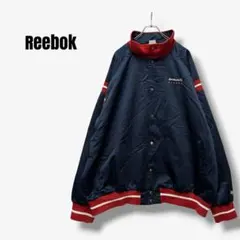 y35626 90s Reebok ナイロンジャケット ビッグロゴ　裏メッシュ
