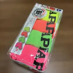 Lサイズ　新品　SAPPY 蛍光色ロゴ入りアンダーウェア4枚セット　増量