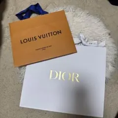 LOUIS VUITTON & DIOR ショップ袋