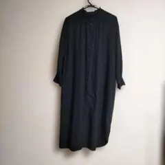 Studio Clipのブラックゆったりワンピース