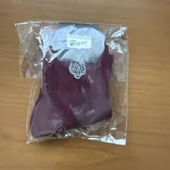 オニツカタイガー　靴下　burgundy